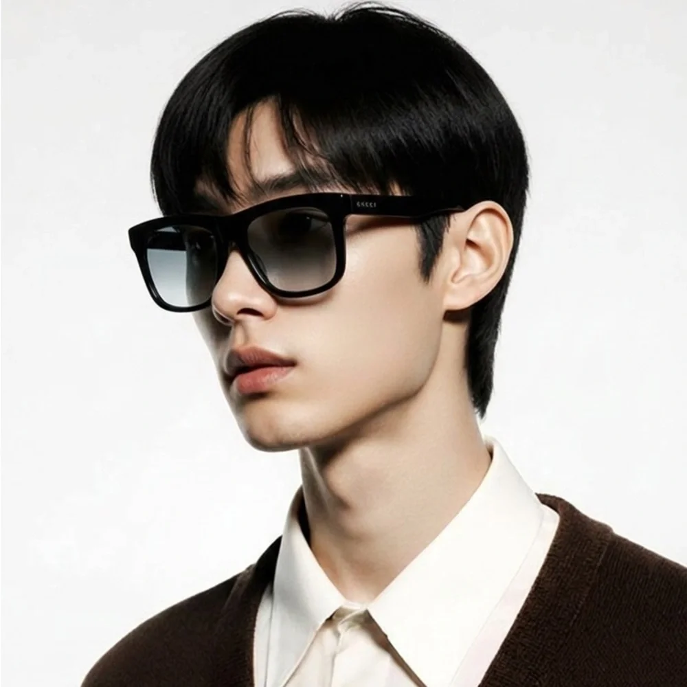 Luxury New Authentic Gucci GG0158SN 001 Sunglasses ✨